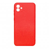 Capa Silicone Gel Samsung Galaxy A04/A045f Vermelho Com Protetor De Câmera Robusta