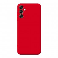 Capa Silicone Gel Samsung Galaxy A34 5g Vermelho Com Protetor De Câmera