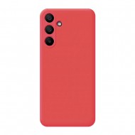 Samsung Galaxy A35 Red Silicone Case With Camera Protector