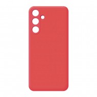 Samsung Galaxy A35 Red Silicone Case With Camera Protector