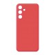 Samsung Galaxy A35 Red Silicone Case With Camera Protector