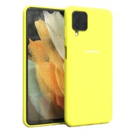 Samsung Galaxy A12 Yellow Premium Silicone Gel Case