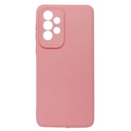 Samsung Galaxy A33 5G Pink With Camera Protector Silicone Gel Case