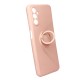 Samsung Galaxy A13 5G Light Pink With Camera Protector, Ring And String Silicone Gel Case Samsung Galaxy A13 5G Light Pink With Camera Protector, Ring And String Silicone Gel Case