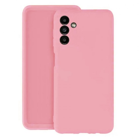 Capa Silicone Gel Samsung Galaxy A14 5g/A146 Rosa Clara Com Protetor De Câmera