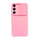 Capa Silicone Gel Samsung Galaxy S23 Rosa Clara Com Protetor De Câmera E Janela Deslizante Capa Silicone Gel Samsung Galaxy S23 Rosa Clara Com Protetor De Câmera E Janela Deslizante