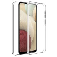 Capa Silicone Dura 360º Samsung Galaxy A03s Transparente Protetor De Câmera