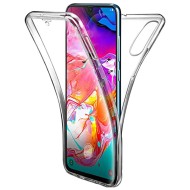 Samsung Galaxy A70 Transparent 360° Hard Silicone Case