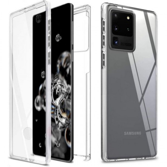 Capa Silicone Dura 360º Samsung Galaxy S11 Plus/S20 Ultra Transparente Capa Silicone Dura 360º Samsung Galaxy S11 Plus/S20 Ultra Transparente
