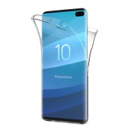 Capa Silicone Dura 360º Samsung Galaxy S10e Transparente