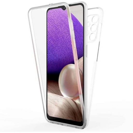 Capa Silicone Dura 360º Samsung Galaxy A33 5g A336 Transparente