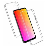 Samsung Galaxy A14 5G/A146 Transparent 360° Hard Silicone Case With Camera Protector