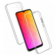 Samsung Galaxy A14 5G/A146 Transparent 360° Hard Silicone Case With Camera Protector