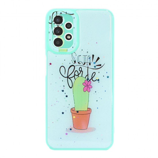 Capa Silicone Dura Samsung Galaxy A13 4g/5g Verde Cactus Com Protetor De Câmera Capa Silicone Dura Samsung Galaxy A13 4g/5g Verde Cactus Com Protetor De Câmera