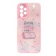 Samsung Galaxy A13 4G/5G Pink Mistakes Hard Silicone Case With Camera Protector Samsung Galaxy A13 4G/5G Pink Mistakes Hard Silicone Case With Camera Protector