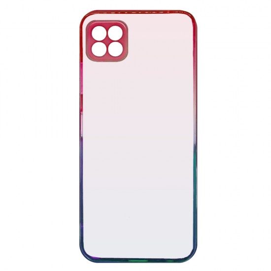 Capa Silicone Gel Bumper Samsung Galaxy A22 5g Rosa Gradiente Com Protetor De Câmera Capa Silicone Gel Bumper Samsung Galaxy A22 5g Rosa Gradiente Com Protetor De Câmera