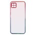 Capa Silicone Gel Bumper Samsung Galaxy A22 5g Rosa Gradiente Com Protetor De Câmera