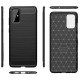 Funda De Gel De Silicona Carbon Samsung Galaxy S20 Plus/S11 Negra Funda De Gel De Silicona Carbon Samsung Galaxy S20 Plus/S11 Negra
