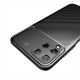 Samsung Galaxy A22 4G/M22 4G Black Auto Focus Vennus Carbon Silicone Gel Case With Camera Protector Samsung Galaxy A22 4G/M22 4G Black Auto Focus Vennus Carbon Silicone Gel Case With Camera Protector