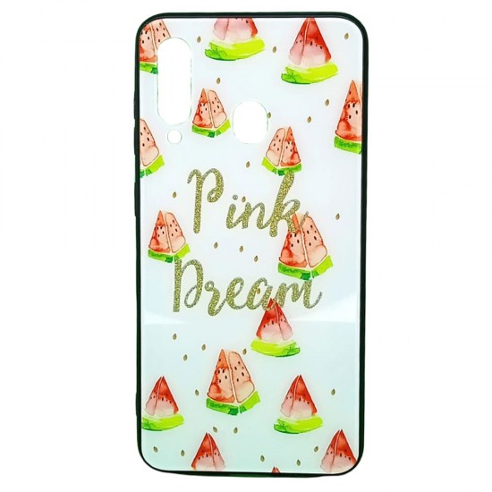 Capa Silicone Gel Com Desenho Samsung Galaxy A60 Branco Melancia Capa Silicone Gel Com Desenho Samsung Galaxy A60 Branco Melancia