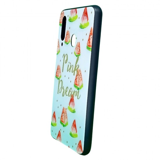 Capa Silicone Gel Com Desenho Samsung Galaxy A60 Branco Melancia Capa Silicone Gel Com Desenho Samsung Galaxy A60 Branco Melancia