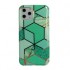 Silicone Gel Case With Design Samsung Galaxy A21s Green Cosmo Marmore