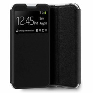 Samsung Galaxy A20e Black Flip Cover With Candy Window Case