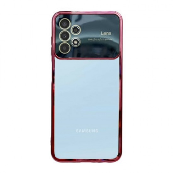 Samsung Galaxy A13 4G Burgundy Silicone Gel Case With Camera Lens Protector Samsung Galaxy A13 4G Burgundy Silicone Gel Case With Camera Lens Protector