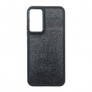 Capa Silicone Tpu Samsung Galaxy A34 Preto Elektro Com Glitter Removível