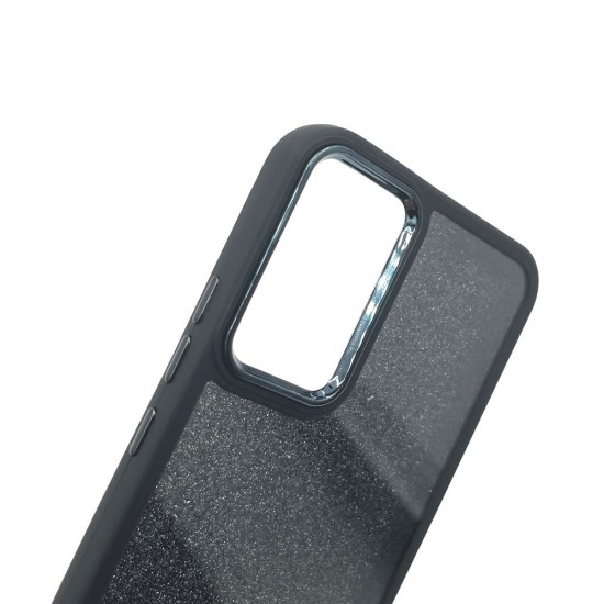 Capa Silicone Tpu Samsung Galaxy A34 Preto Elektro Com Glitter Removível Capa Silicone Tpu Samsung Galaxy A34 Preto Elektro Com Glitter Removível