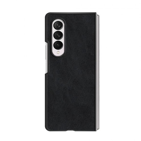 Capa Silicone Tpu Samsung Galaxy Z Fold6 Preto Couro Capa Silicone Tpu Samsung Galaxy Z Fold6 Preto Couro