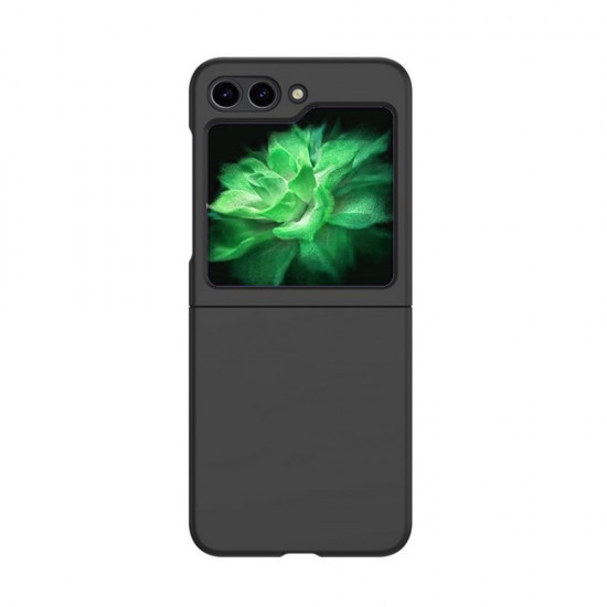 Funda De Silicona TPU Samsung Galaxy Z Flip6 Negro Piel Funda De Silicona TPU Samsung Galaxy Z Flip6 Negro Piel