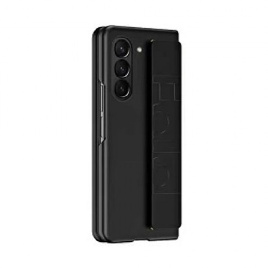 Capa Silicone Tpu Samsung Galaxy Z Fold6 Preto Com Suporte De Mão Capa Silicone Tpu Samsung Galaxy Z Fold6 Preto Com Suporte De Mão
