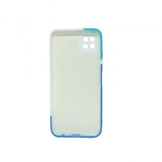 Capa Silicone TPU Samsung Galaxy A22 5G Azul Com Estampa Abstracta Capa Silicone TPU Samsung Galaxy A22 5G Azul Com Estampa Abstracta