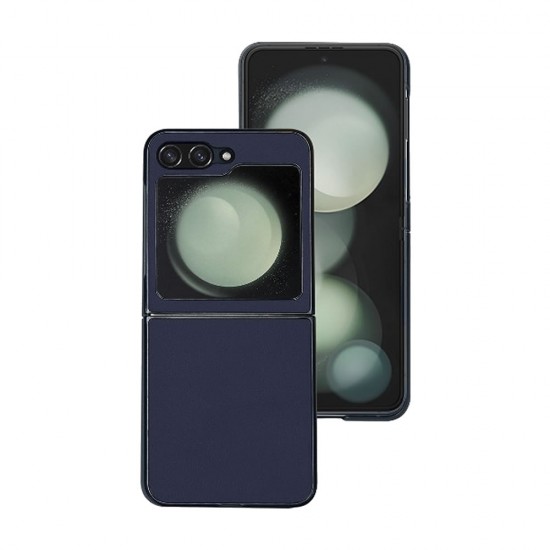 Funda De Silicona TPU Samsung Galaxy Z Flip6 Azul Piel Funda De Silicona TPU Samsung Galaxy Z Flip6 Azul Piel
