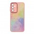 Capa Silicone Tpu Samsung Galaxy A24 4g Rosa Glitter Com Lente Protetora De Câmera Elektro