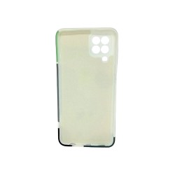 Samsung Galaxy A22 4G Green With Abstract Pattern Silicone TPU Case