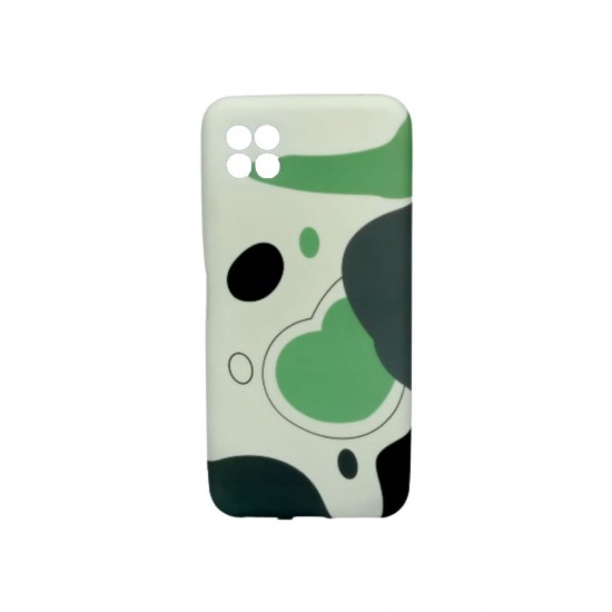 Capa Silicone Tpu Samsung Galaxy A22 5G Verde Estampa Abstracta Capa Silicone Tpu Samsung Galaxy A22 5G Verde Estampa Abstracta
