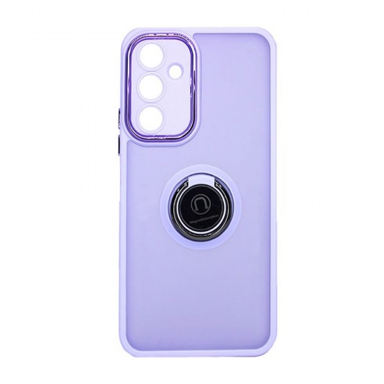 Capa Silicone Tpu Com Anel De Dedo Magnético Samsung Galaxy A24 4g Lilás Com Protetor De Câmera Capa Silicone Tpu Com Anel De Dedo Magnético Samsung Galaxy A24 4g Lilás Com Protetor De Câmera