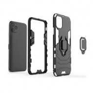 Capa Silicone Tpu Com Anel De Dedo Magnético Samsung Galaxy A22 5g Preto