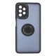 Samsung Galaxy A13 4G A135/A137 Black TPU Silicone Case With Magnetic Finger Ring And Camera Protector Elektro Samsung Galaxy A13 4G A135/A137 Black TPU Silicone Case With Magnetic Finger Ring And Camera Protector Elektro