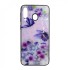 Samsung Galaxy A10S Purple Tpu With Crystal Pattern Butterflies Silicone Case