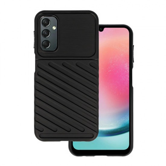 Funda De Gel De Silicona Thunder Samsung Galaxy A24 4G/A25 5G Negra Funda De Gel De Silicona Thunder Samsung Galaxy A24 4G/A25 5G Negra