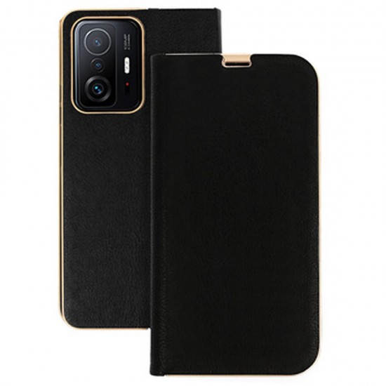 Capa Flip Cover Xiaomi 11t/11t Pro Preto Kabura Book Capa Flip Cover Xiaomi 11t/11t Pro Preto Kabura Book
