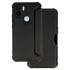 Xiaomi Redmi A1 Black Razor Carbon Flip Cover Case With Camera Protector