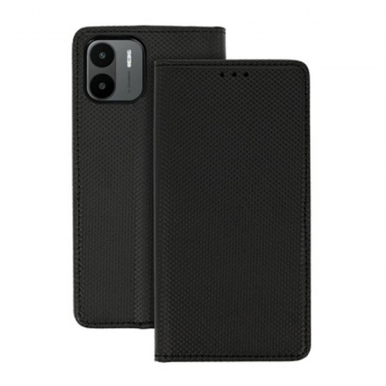 Capa Flip Cover Xiaomi Redmi A1/A2 Preto Smart Book Magnet Capa Flip Cover Xiaomi Redmi A1/A2 Preto Smart Book Magnet