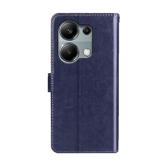 Capa Flip Cover Xiaomi Redmi Note 13 Pro 4g Azul Capa Flip Cover Xiaomi Redmi Note 13 Pro 4g Azul