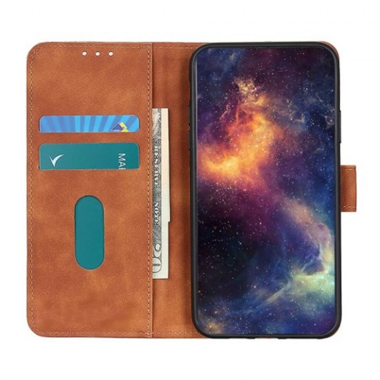 Capa Flip Cover Xiaomi Redmi A3 Castanho Capa Flip Cover Xiaomi Redmi A3 Castanho