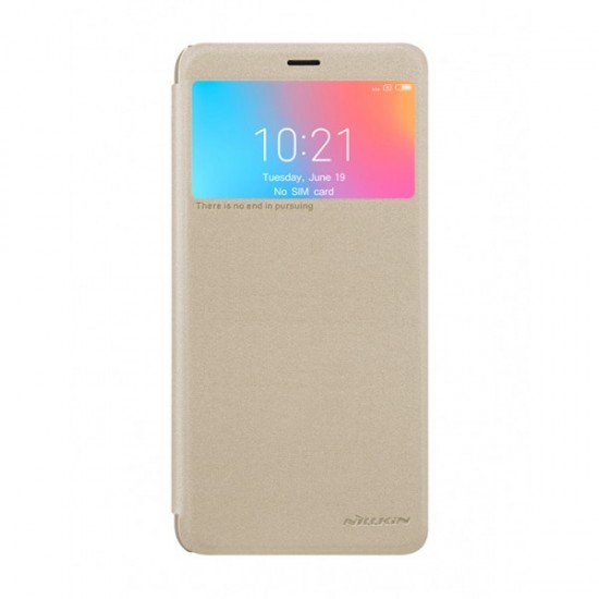 Capa Flip Cover Com Janela Candy Xiaomi Redmi 6 Pro/Mi A2 Lite Dourado Capa Flip Cover Com Janela Candy Xiaomi Redmi 6 Pro/Mi A2 Lite Dourado