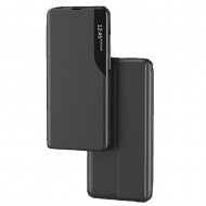 Capa Flip Cover Smart View Xiaomi 12/12x Preto Com Protetor De Câmera